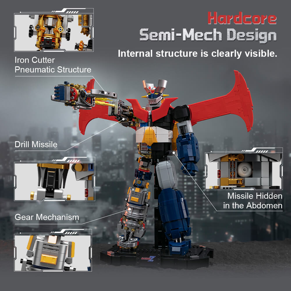 Mazinger Z is a mechanical construction set