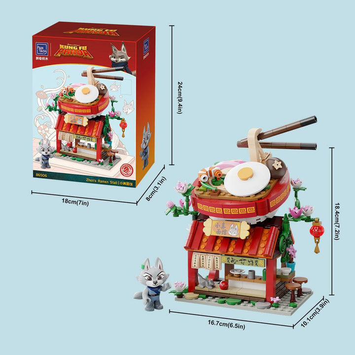 Pantasy X Kung Fu Panda Mini Street View- Zhen's Ramen Stall 86506 - US-Pantasy