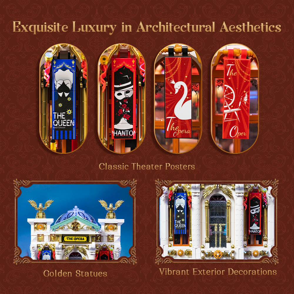 Pantasy 85019 Civic Opera House: Baroque Modular Theater Kit for