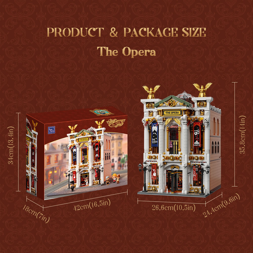 Pantasy 85019 Civic Opera House: Baroque Modular Theater Kit for